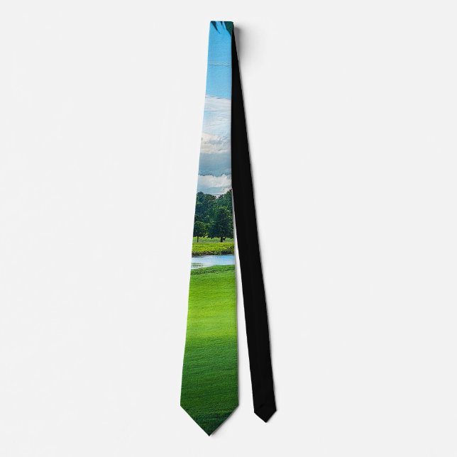 Sommar på golfbanan slips (Framsida)