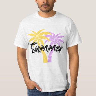 Sommar Palmträd T-shirt | Tropisk estetisk tee