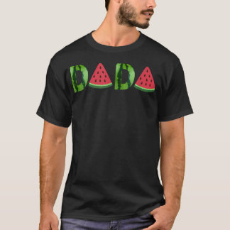 Sommar Pappa Dada Vattenmelon En I En Melon Fest T Shirt