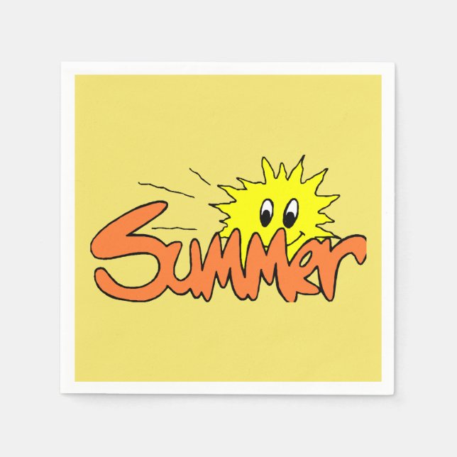 sommar pappersservett (Framsidan)