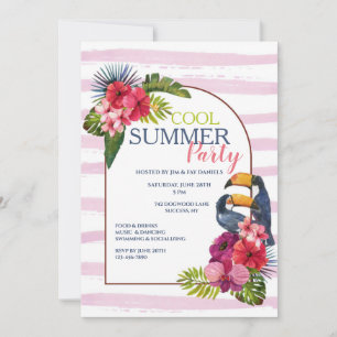 Sommar Party Inbjudningar