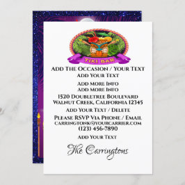 Sommar Party - se motsatt sida Inbjudningar