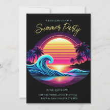 Sommar-Party-Sunset-Surfa-glöd