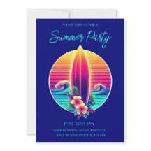 Sommar-Party-Sunset Surfboard Paradise-