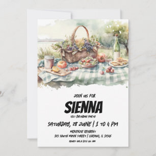Sommar-Picnic-servervyinbjudan Inbjudningar