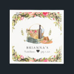 Sommar Picnic Watercolor Blommigt Pappersservett<br><div class="desc">Börja med en fantastisk utskriven inbjudan, ställ in tonen med en unik design och för temat genom hela evenemanget. Er händelse kommer att vara bild perfekt från början till slut med speciellt litet extra. Vid party bör man överväga personlig party favors för en speciell beröring i extra. Lägg till anpassningsbarnas...</div>