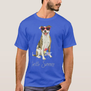 Sommar Pit Bull Terrier T-Shirt