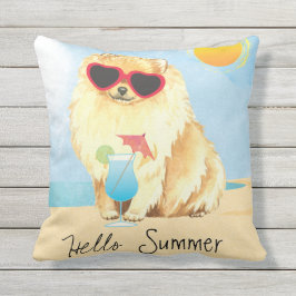 Sommar Pomeranian Kudde