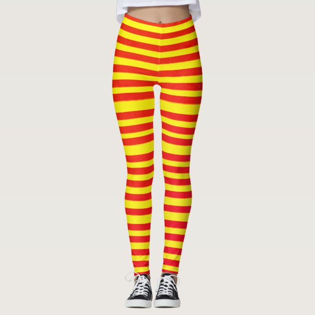 Sommar Rand Leggings (Framsida)
