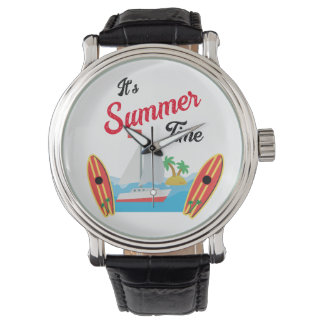 Sommar Resa Tid Strand Vågor Semester Hav Armbandsur