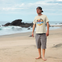 Sommar Retro Design Stil T Shirt