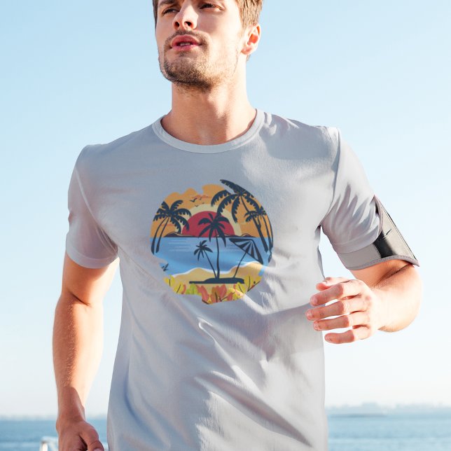 Sommar Retro Design Stil T Shirt (Skapare uppladdad)