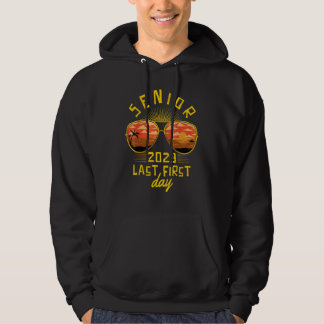 Sommar Retro Solnedgång Solglasögon Senior 2023 Si Hoodie