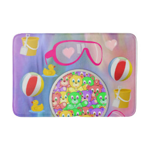 Sommar Roligt Beach House Bathroom Bath Mat Badrumsmatta
