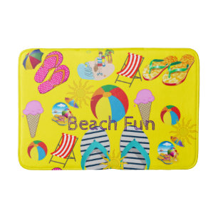 Sommar Roligt Beach House Bathroom Bath Mat Badrumsmatta