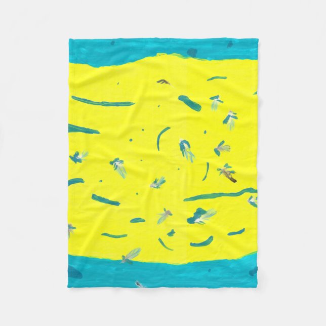 Sommar Roligt Fleece Blanket (Framsidan)