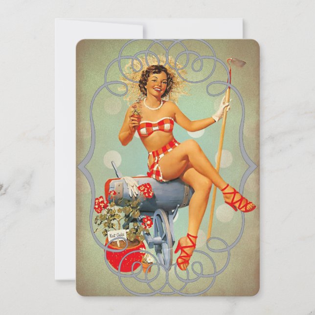 Sommar Roligt Party I - Inbjudningskort (Framsida)