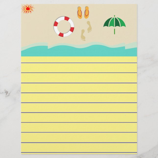 Sommar Roligt Stationery (Framsida)