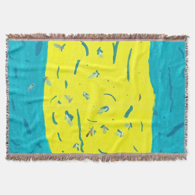 Sommar Roligt Throw Blanket Filt (Framsidan)