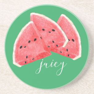 Sommar Roligt Watermelon Underlägg