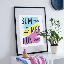 Sommar-roligtens utformning. poster