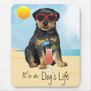 Sommar Rottweiler Mouse Pad Musmatta