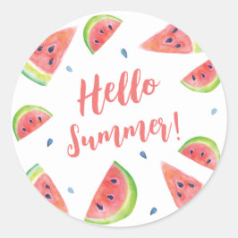 Sommar Runt Klistermärke
