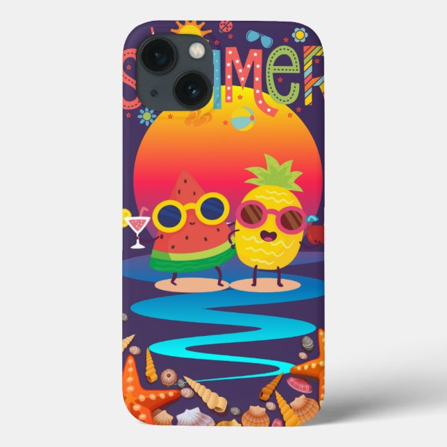 Sommar Saker Sunset Background (Baksida)