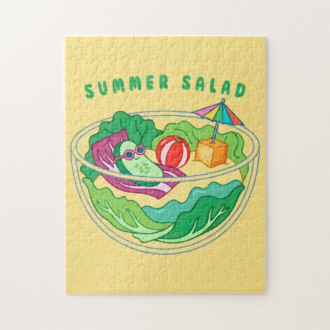 Sommar Sallad Pussel (Vertikal)