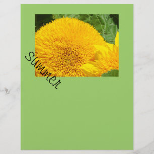 Sommar Scrapbook papper Solros Scrapbooking