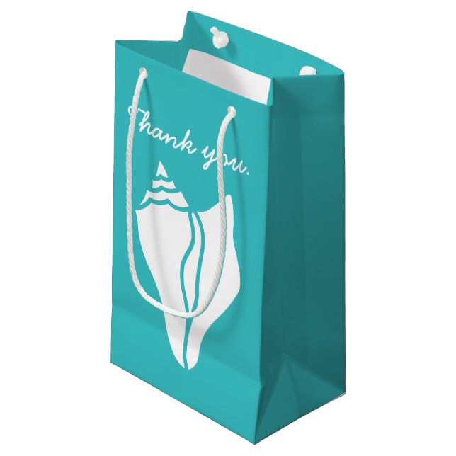 Sommar Seashells i Turcos Gift Bag (Framsidan Vinklad)