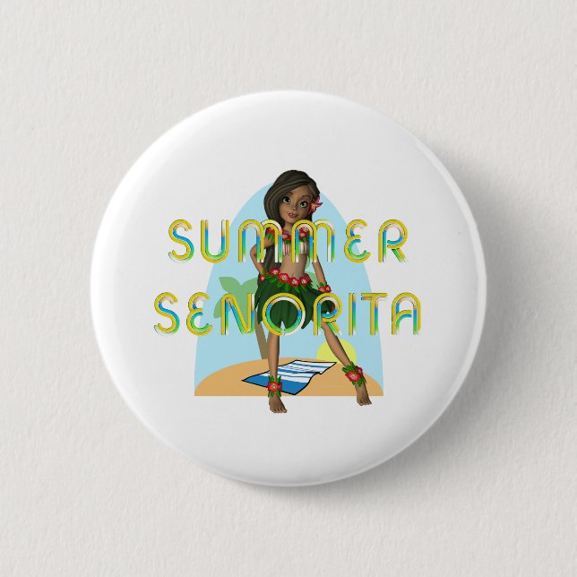 Sommar Senorita Buttons Knapp (Framsida)