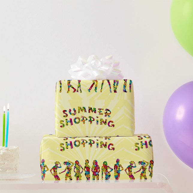 Sommar Shopping Presentpapper (Skapare uppladdad)