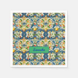 Sommar, Sicilianska orangar i Medelhavsområdet, ma Pappersservett