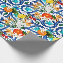 Sommar,sicilianska plattor,majolica,keramiskt plat