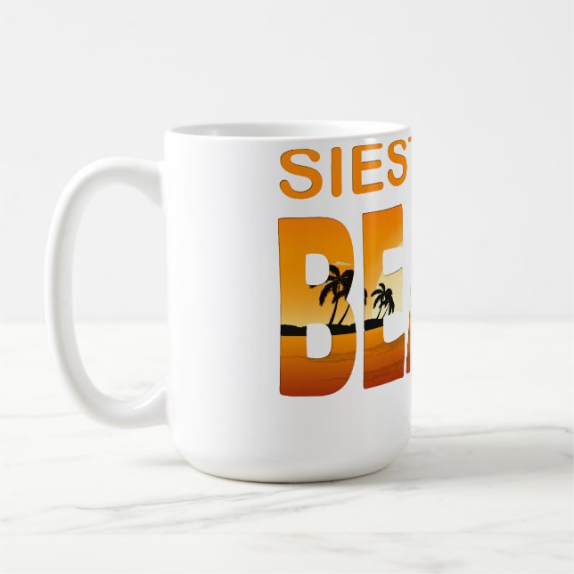 Sommar siesta key-florida  kaffemugg (Vänster)