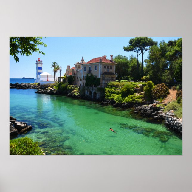 Sommar Simma Cascais, Portugal Poster (Framsidan)