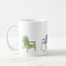 Sommar sittande kul-mugg