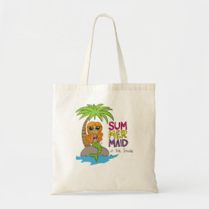 Sommar Sjöjungfru Cute Tote Bag Tygkasse