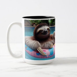 Sommar Sloth Mugg