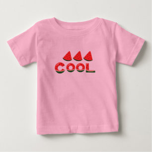 Sommar Snygga Tofflor Vattenmelon T Shirt