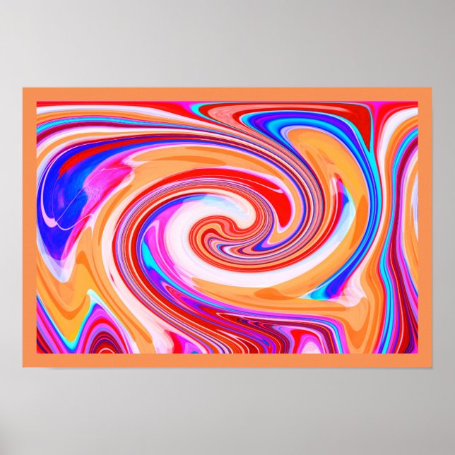 Sommar sol art poster (Framsidan)