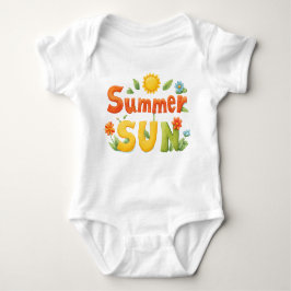 Sommar Sol Illustration T Shirt