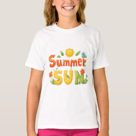 Sommar Sol Illustration T Shirt