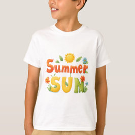 Sommar Sol Illustration T Shirt