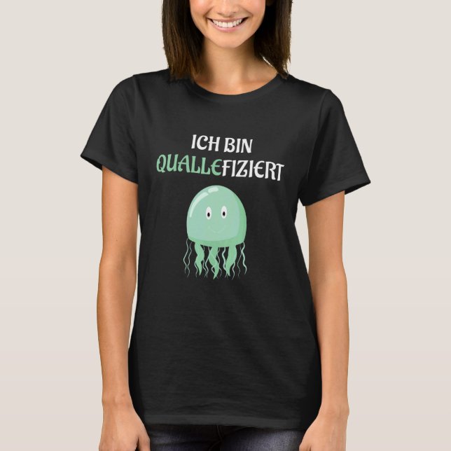 Sommar-Sol Sea Beach Jellyfish T Shirt (Framsida)