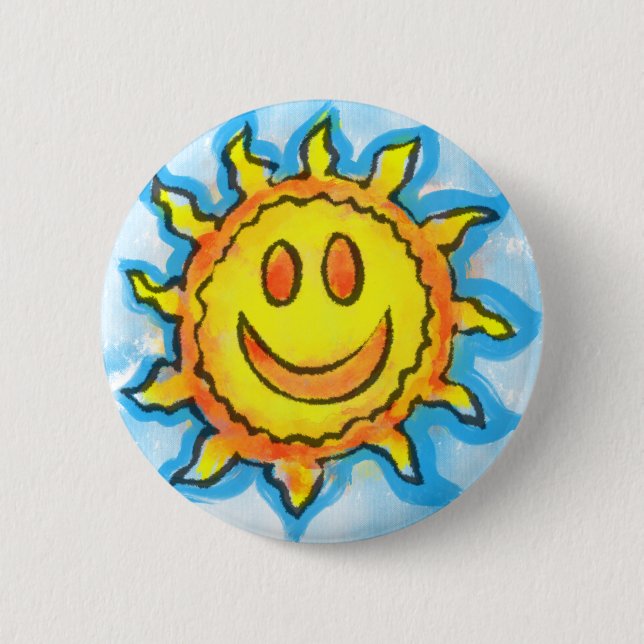 Sommar Sol Smilje Knapp (Framsida)