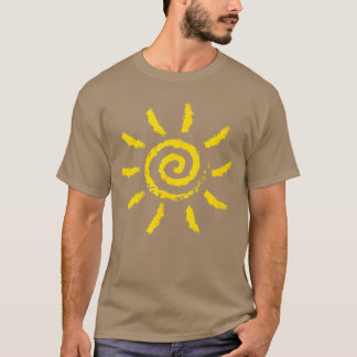 Sommar Sol Solsken Spiral familj T Shirt