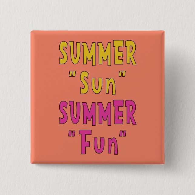 Sommar Sol Sommar Nöje  Knapp (Framsida)