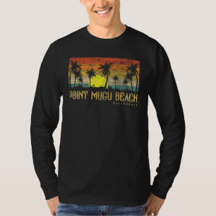 Sommar solnedgång Palmträd Vintage Kalifornien Poi T Shirt